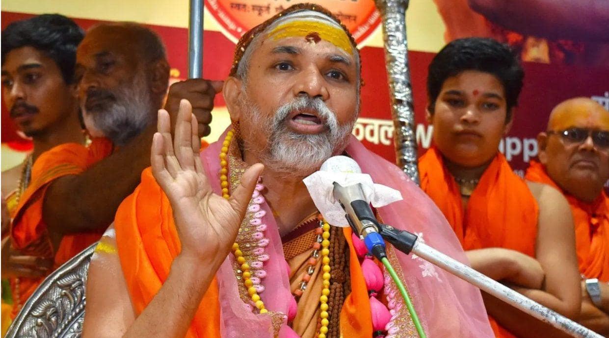 'Influential people' spared: Shankaracharya targets Ram Temple probe, calls BJP's Hindutva 'fake'